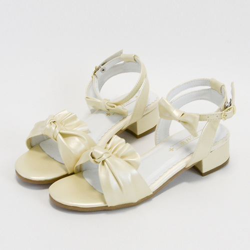 Elegant Lovely Bowknot Classic Lolita Sandals - Beige - 4