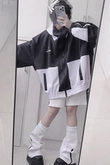 Lovely Long Sleeves Print Jirai Kei Sports Coat 2 Colors - Product - 5