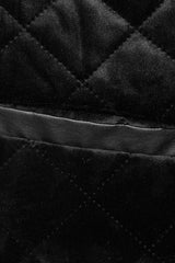 Black Inter-Cotton Sleeveless Buckle Men's Gothic Vest - Product - 7