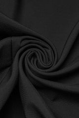 Black Lapel Collar Long Sleeves Hooded Zippered Eyelet Men's Gothic Coat - Product - 7