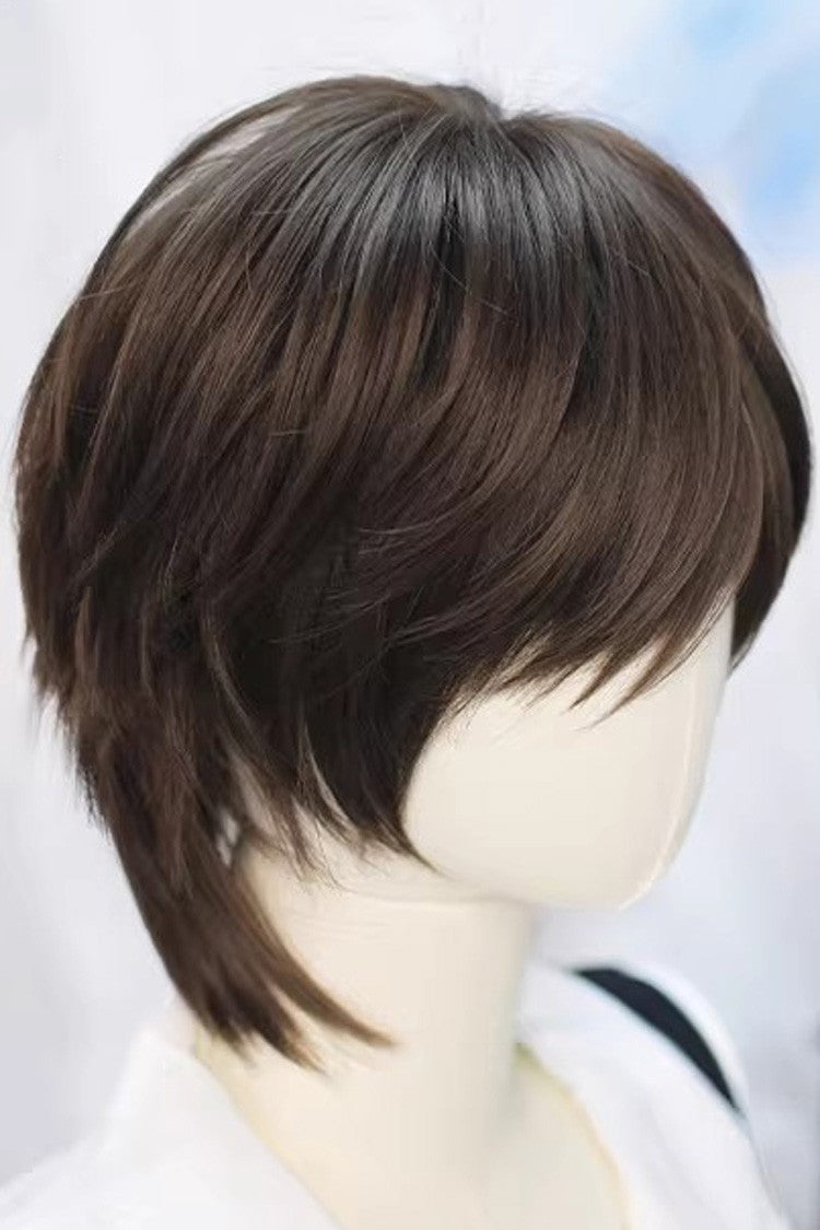 Japanese Style Cool Androgynous Short Lolita Wig 2 Colors - Product - 4