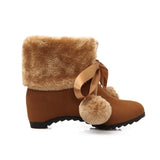 Cute Loli Furball Sweet Lolita Boots 3 Colors - Product - 15