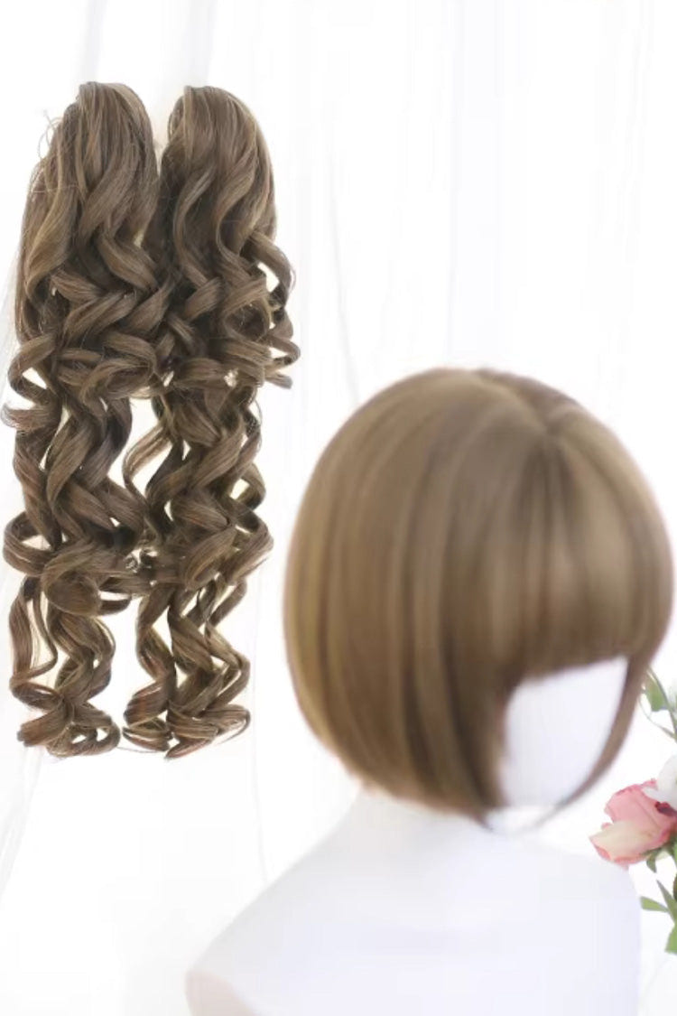 Special Roman Ringlet Curls Sweet Lolita Wig Set 3 Colors - Product - 3