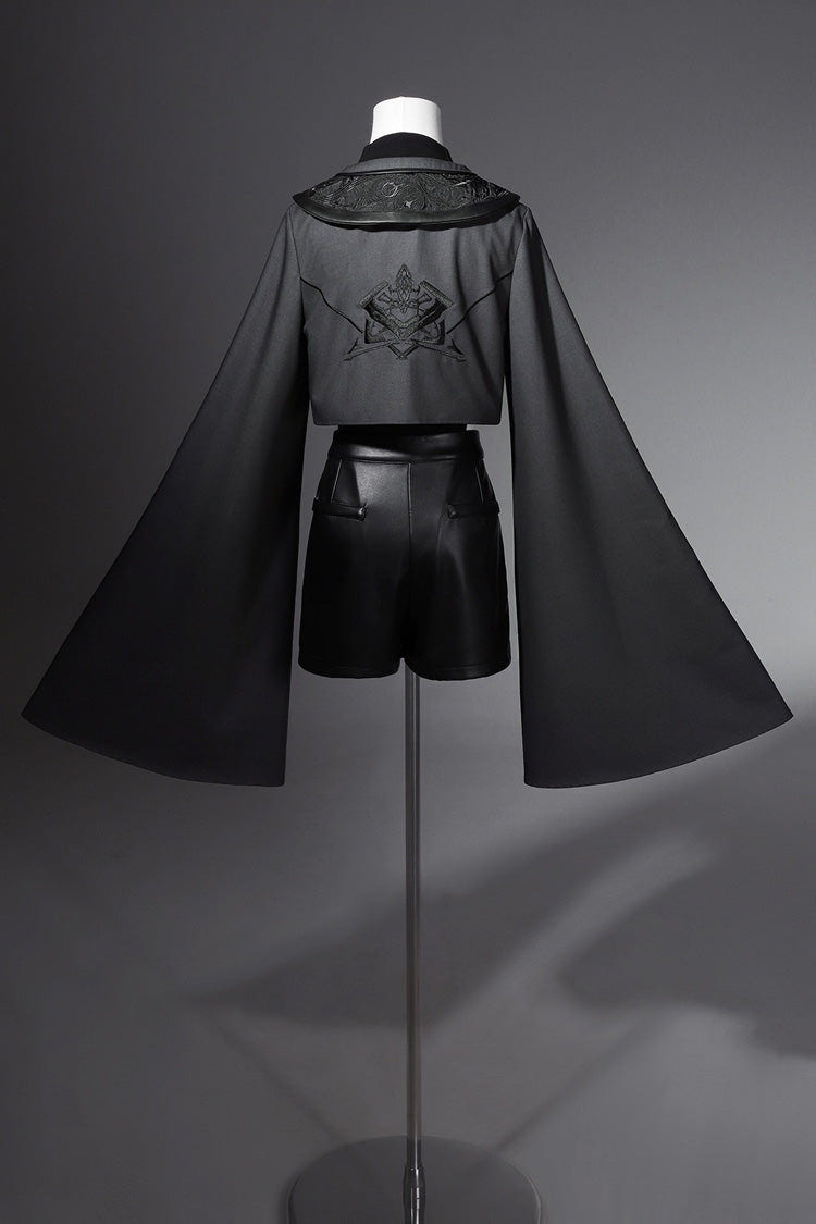 Black [Black Sheep Research Society] Gothic Prince Handsome Ouji Lolita Shorts Set - Product - 11