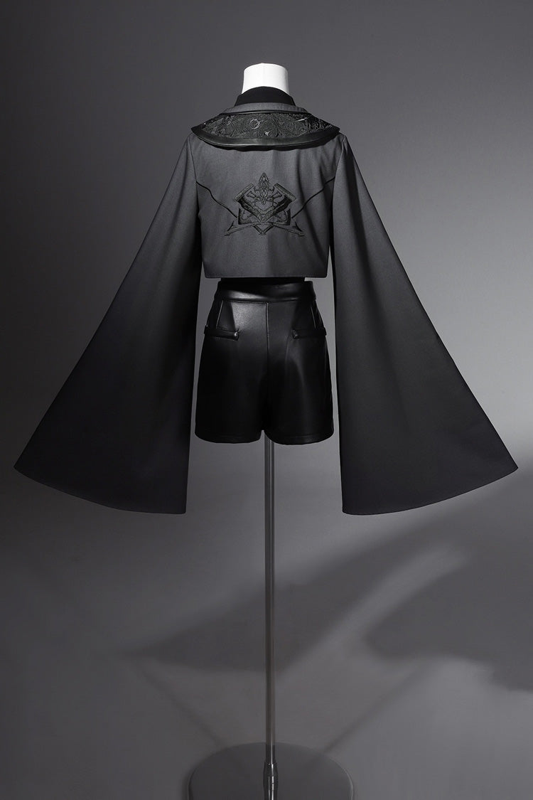 Black [Black Sheep Research Society] Gothic Prince Handsome Ouji Lolita Shorts Set - Product - 11