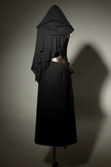Black [Shadow Wasteland] Sleeveless Lace-Up Zipper Punk Lolita Dress - Product - 16
