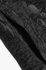 Men's Stand Collar Jacquard Print Stitching Metal Ring Decoration Gothic Vest 2 Colors - Product - 19