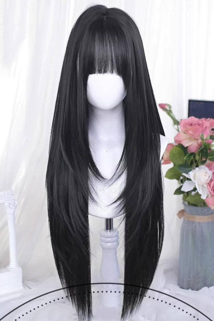 ロングストレート Wispy エアバング スウィート 和風 スタイル ロリータウィッグ 3色 商品画像