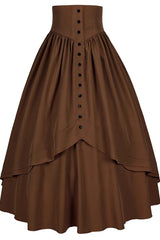 Gothic Elegant Ruffle Lolita Victorian Skirt 8 Colors - Product - 7