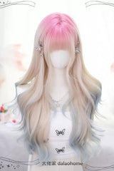 Secondary Gradient Multi-Color Long Curly Sweet Lolita Wigs - Product - 3