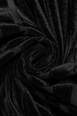 Black Lapel Collar Stitching Slim Men's Gothic Blouse - Product - 10