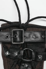 Rivets Print Lace-Up Men's Steampunk Gloves 2 Colors - Product - 18
