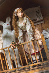 Forest Illustrated Book Watercolor Picture Book Print Sweet Elegant Lolita Skirt 3 Colors - Product - 10