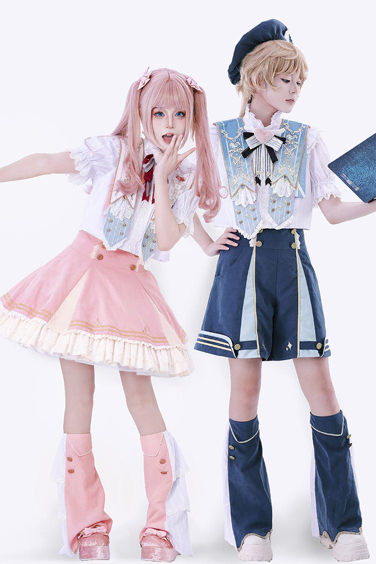 Pink [Messenger of Heaven] Ruffle Sweet Princess Lolita Skirt - Product - 4