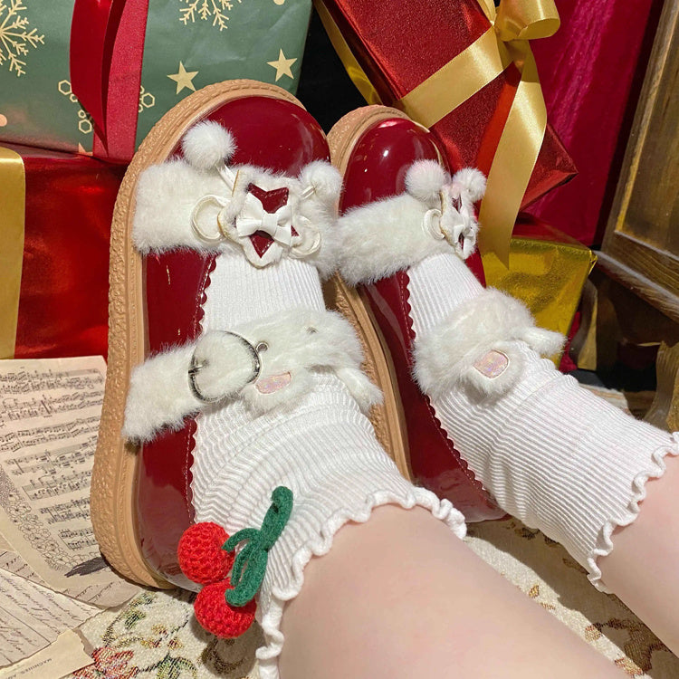 星 うさ耳 リボン Furry スウィートロリータ シューズ 5色 商品画像