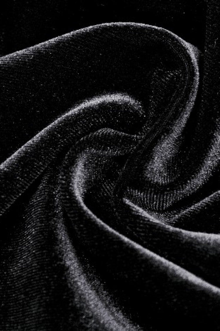 Black Long Puff Flared Sleeves Ruffled Lace Spliced Velvet Women's Gothic Cape - Product - 22