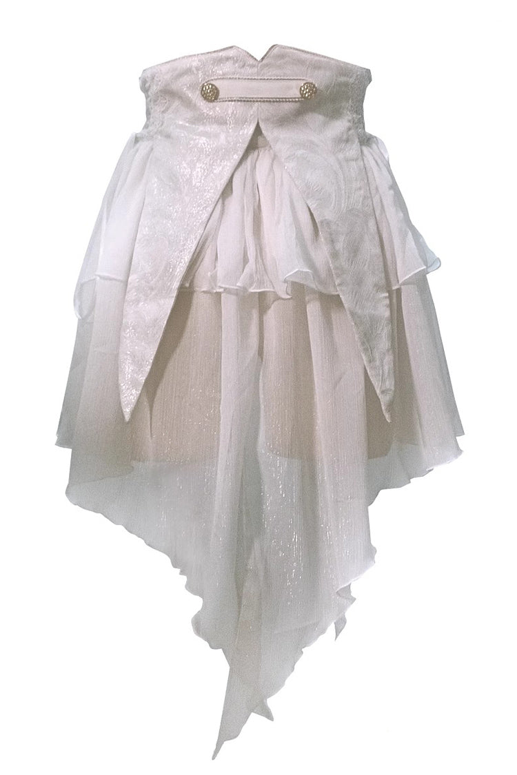 White Immortal Glass Castle Prince Handsome Ouji Lolita Waistband - Product - 2