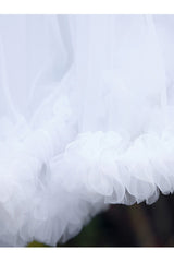 White Cotton Super Fluffy Violence Soft Candy Sweet Lolita Petticoat Skirt - Product - 4