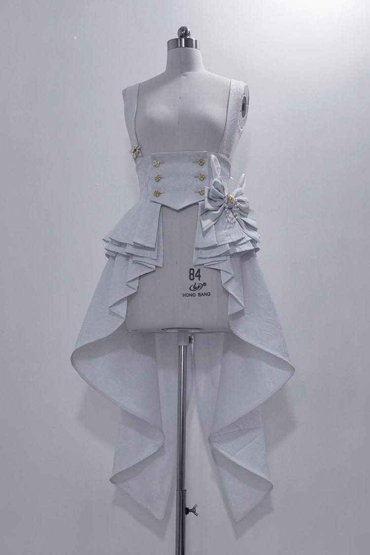 White Rabbit Theater Ouji Fashion Handsome Lolita Girdle - White - 1