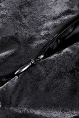 Black Sleeveless Multi-Layered Ruffled Women's Punk Party Slip Dress Graduation Dress - Product - 16