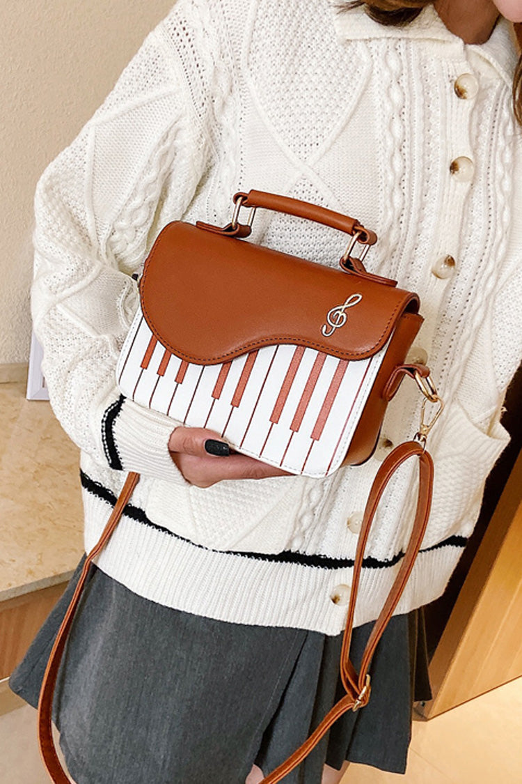 Piano Notes Embroidery Sweet Classic Lolita Shoulder Bag 3 Colors - Product - 7