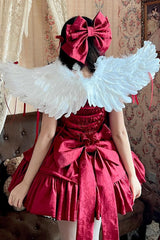 Angel Ribbon Multi-layer Ruffle Lace Sweet Lolita Dress 3 Colors - Product - 17