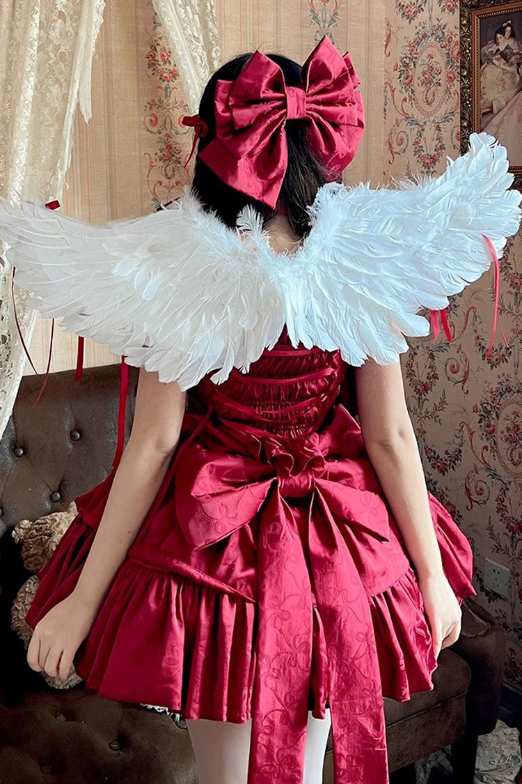 Angel Ribbon Multi-layer Ruffle Lace Sweet Lolita Dress 3 Colors - Product - 17