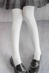 Solid Color Sweet Lolita Leggings 2 Colors - Product - 2