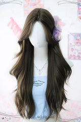 Brown Wavy Curly Sweet Lolita Long Wigs - Product - 2