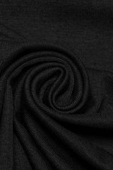 Black Off Shoulder Short Sleeves Eyelet Straps Women's Gothic Blouse - Product - 7