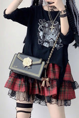 Chain Rose Sweet Elegant Lolita Crossbody Bag 5 Colors - Product - 14