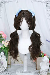 Brown Everyday Sheep Curl Fluffy Sweet Lolita Long Wigs - Product - 2