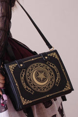 Star Moon Magic Book Print Sweet Lolita Crossbody Bag 3 Colors - Product - 2
