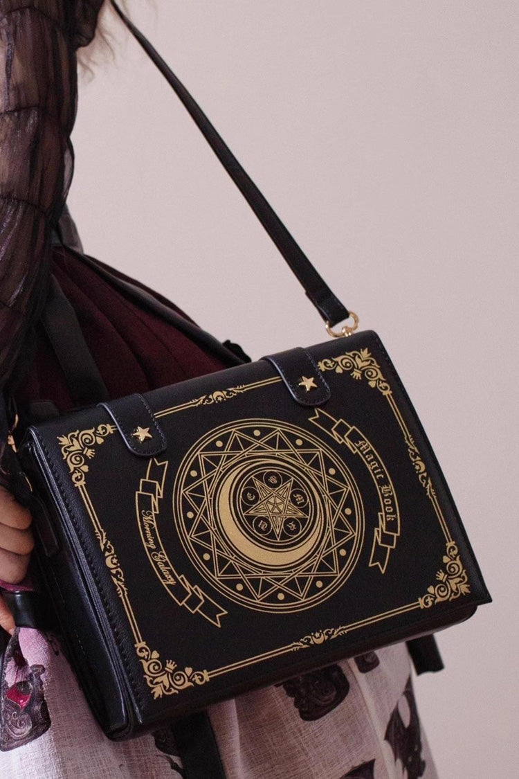 Star Moon Magic Book Print Sweet Lolita Crossbody Bag 3 Colors - Product - 2