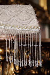 Champagne Heavily Embellished Rhinestone Bow Evening Sweet Lolita Clutch - Product - 4