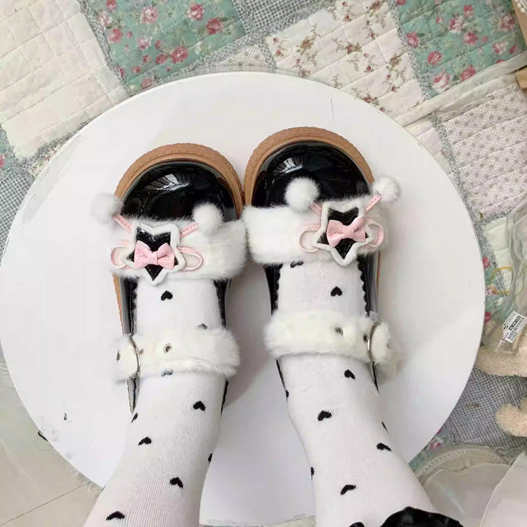 星 うさ耳 リボン Furry スウィートロリータ シューズ 5色 商品画像