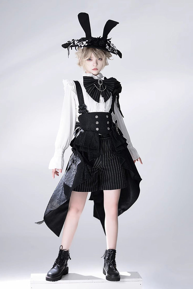 Black Rabbit Theater Jacquard Version Ouji Lolita Girdle - Product - 4