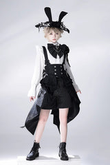 Black Rabbit Theater Jacquard Version Ouji Lolita Tail - Product - 5