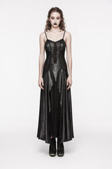 Black Off Shoulder Lace Lace-Up Slim Irregular Women's Gothic Jsk Wedding Dress - Product - 2