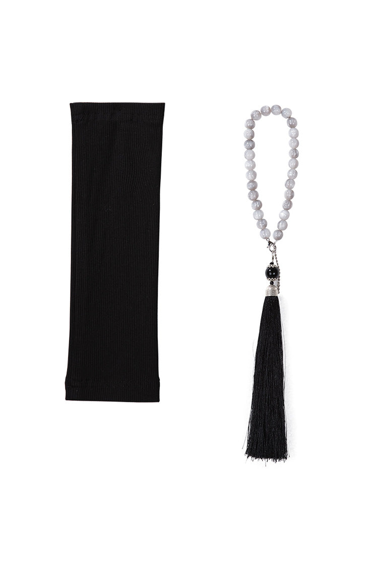 Black [The Strange End of the Immortal Sect] Sleeveless Chinese Style Ouji Lolita Set - Product - 17