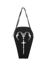 Black Horned Embroidered Women's Gothic Bag - Product - 3