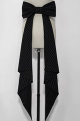 Black Rabbit Theater Jacquard Version Ouji Lolita Tail - Black - 2