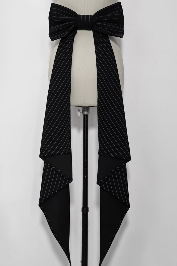 Black Rabbit Theater Jacquard Version Ouji Lolita Tail - Black - 2