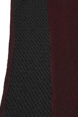 Black/Red Round Collar Sheer Mesh Color Matching Rivet Men's Punk Vest - Product - 7
