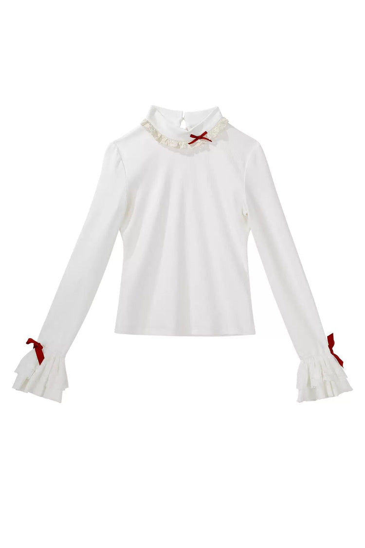 Red/Beige [Heart Bear] Embroidered Sweet Lolita Jsk Dress Set - Top - 9