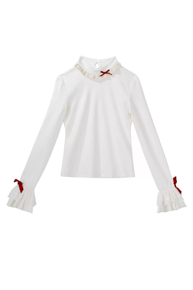 Red/Beige [Heart Bear] Embroidered Sweet Lolita Jsk Dress Set - Top - 9