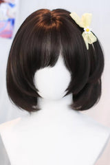 Straight Doll-Like Sweet Lolita Short Wig 2 Colors - Product - 2