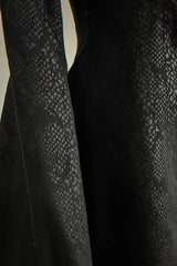 Black Long Sleeves Snake Print Ouji Fashion Gothic Lolita Coat - Product - 6