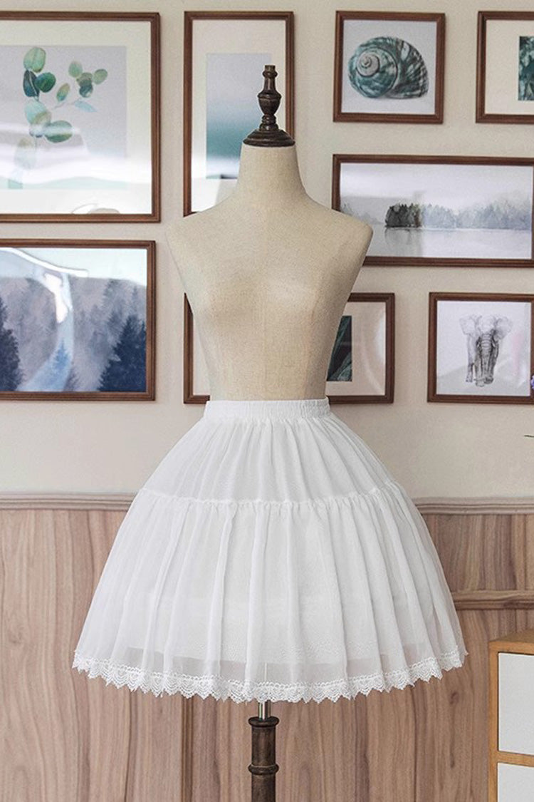 White Fishbone Daily Sweet Lolita Petticoat - White - 1