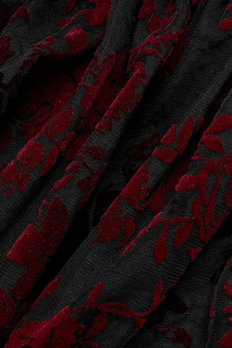 オフショルダー フリル 切り替え レース Sheer レディース ゴシック T-シャツ 2色 商品画像